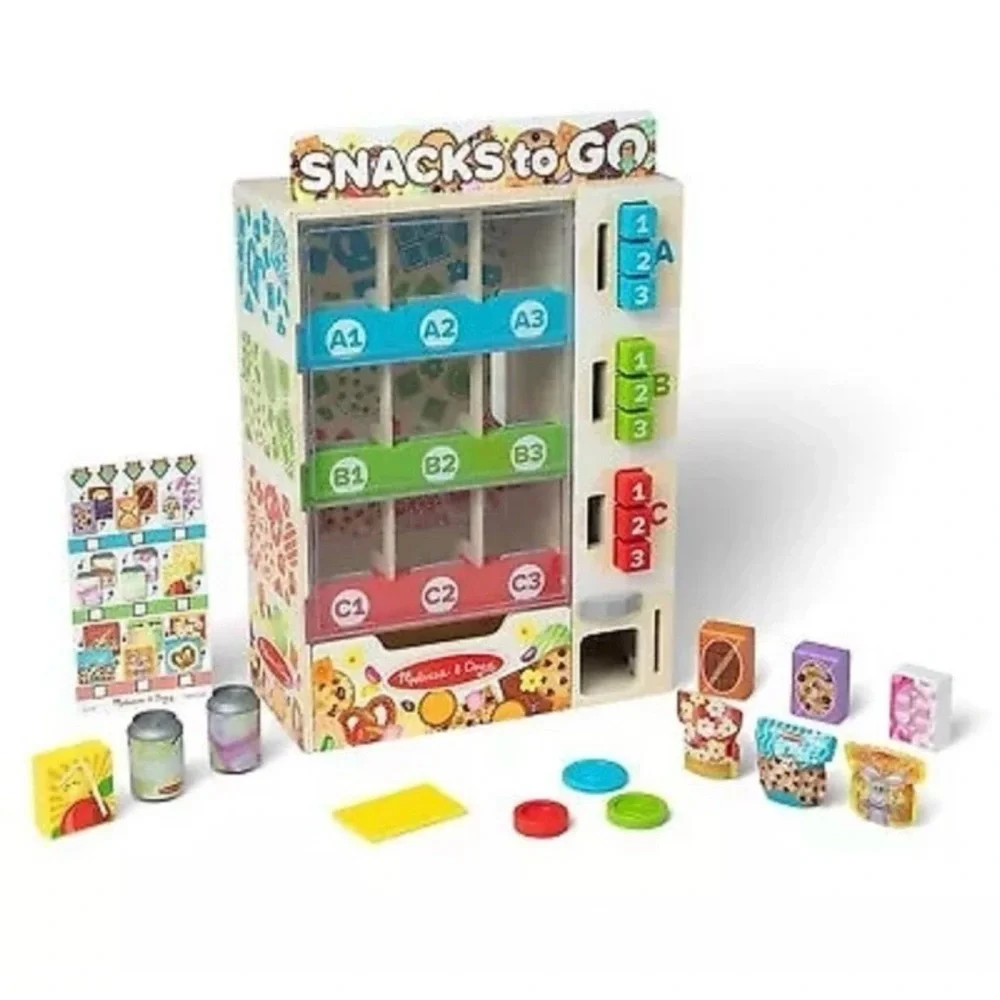Melissa & Doug Sort, Stock, Select Wooden Vending Machine Play Set BRAND NEW BOX